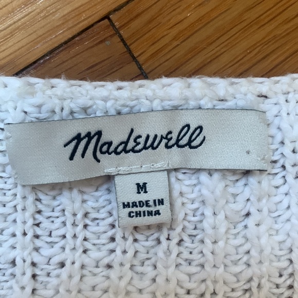 Madewell Cotton Sweater NWOT - Picture 6 of 10
